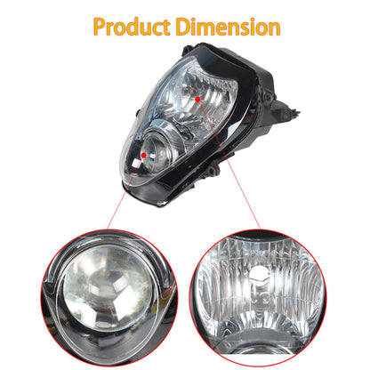 LABLT Motorcycle Front Headlight Motorcycle Headlamp Replacement for Suzuki GSXR 1300 1997-2007