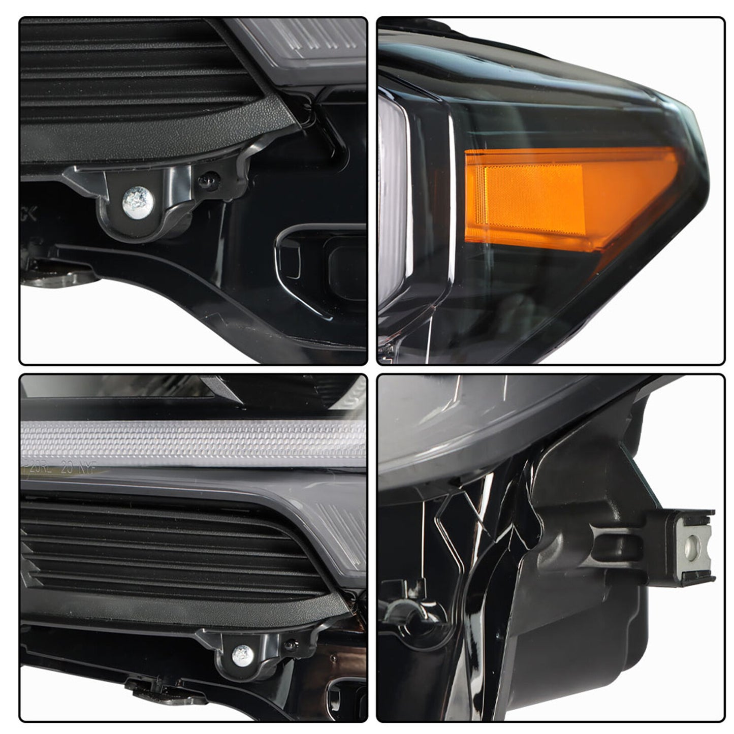 LABLT Headlights Replacement for 2020 2021 2022 2023 Toyota Tacoma Full LED DRL Headlight Headlamp Left Driver Side