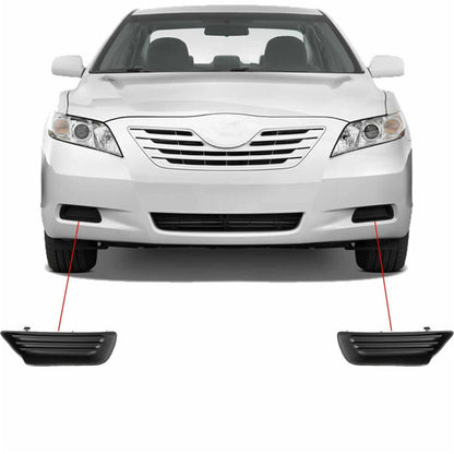 New Pair Set Fog Light Hole Cover Replacement for 07-09 Toyota Camry TO2598103 TO2599103