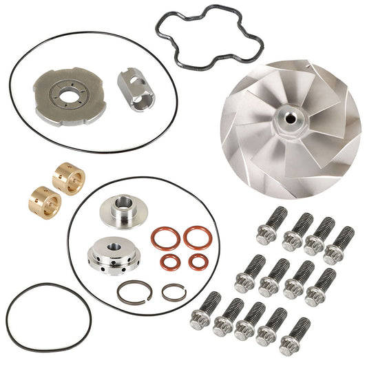 LABLT Turbo Compressor Wheel Upgraded Rebuild Kit Replacement for Ford 7.3L 1994 1995 1996 1997 1998 1999 2000 2001 2002 2003