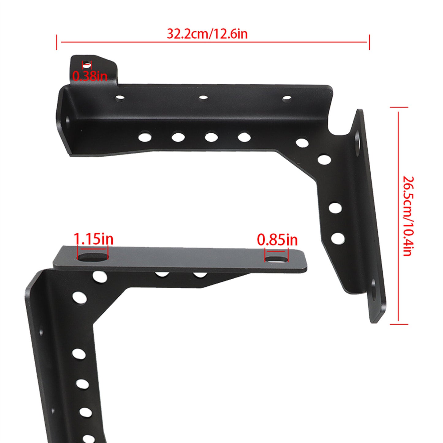 LABLT Bed Channel Stiffeners Replacement for Toyota Tacoma Rear Bed Channel Stiffeners Bed Stiffener Brackets 2005 2006 2007 2008 2009 2010 2011 2012 2013 2014 2015 2016 2017 2018 2019 2020 2021