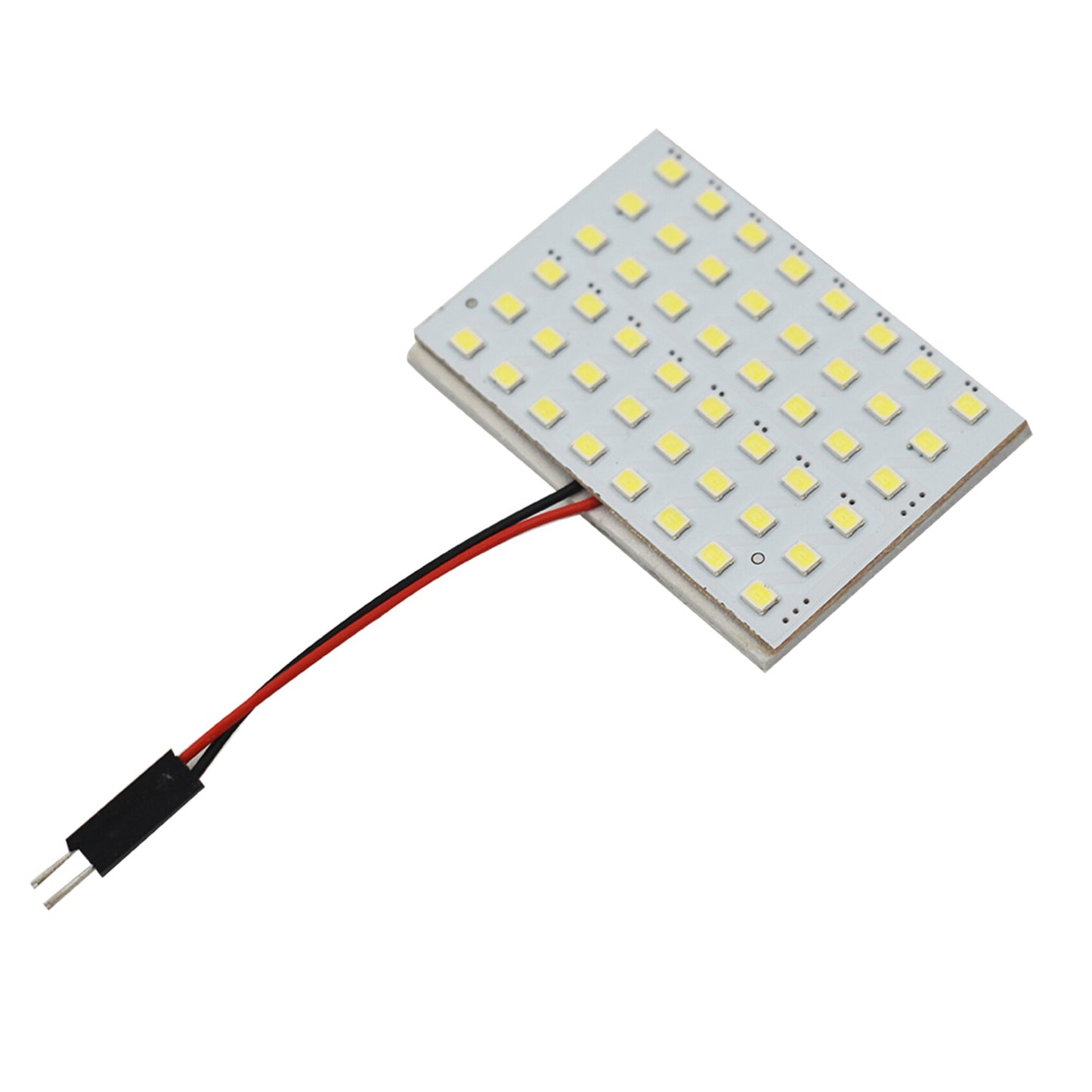 10X Festoon Energy-Saving T10 BA9S White LED 48SMD Panel Interior Dome License Lamp Light Bulb