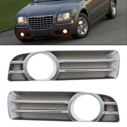 Chrome Front Bumper Fog Light Driving Lamp Trim Cover for Chrysler 300 2005-2010