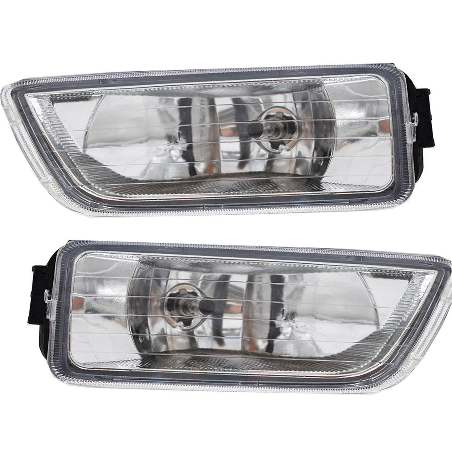 Pair Clear Bumper Driving Fog Light Assemblies For Honda Accord 4DR Sedan 2003 2004 2005 2006 2007