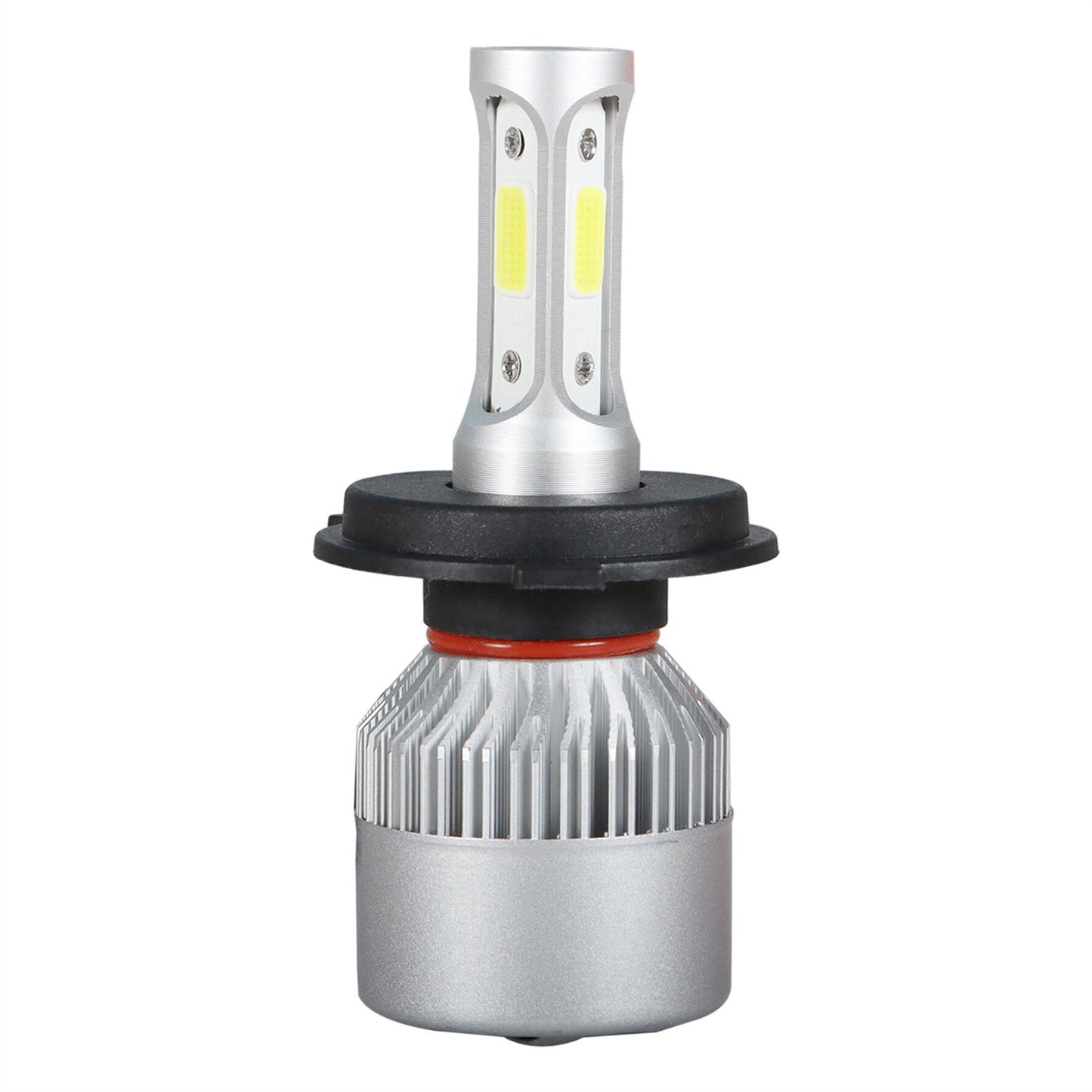 LABLT 2 Pcs H4 9003 HB2 6000K White LED Headlight Bulbs F-S2 Series 72W 8000lm with Hi-Lo Beam LED Conversion Kits