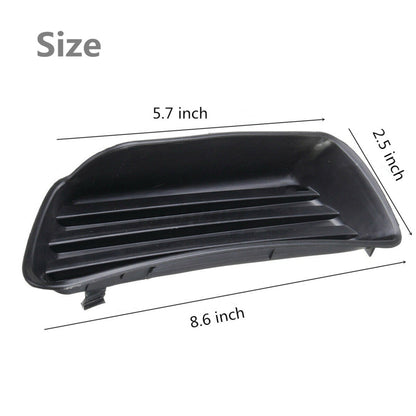 New Pair Set Fog Light Hole Cover Replacement for 07-09 Toyota Camry TO2598103 TO2599103