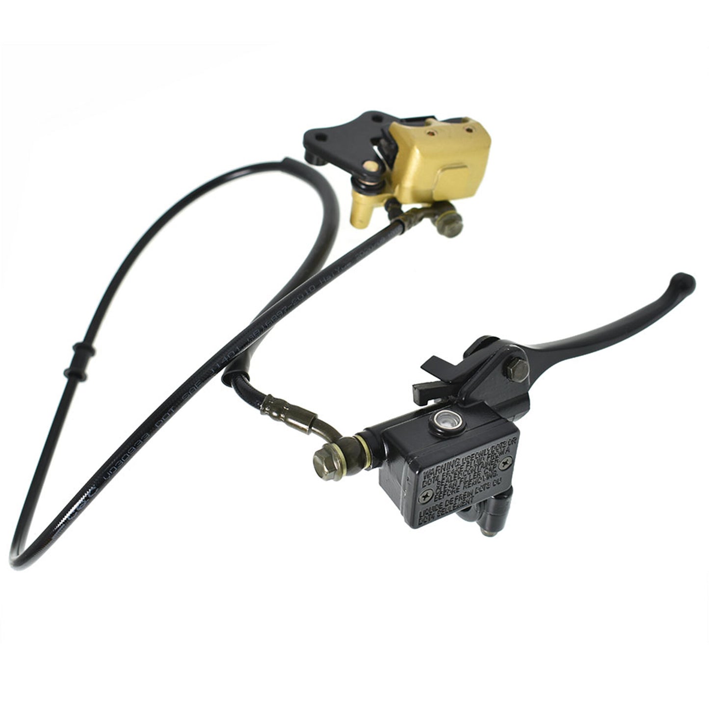 LABLT Front 7/8 Hydraulic Brake Caliper Go Kart Trolley ATV Replacement for 50cc 70cc 110cc 125cc Dirt Bikes Mini Bike