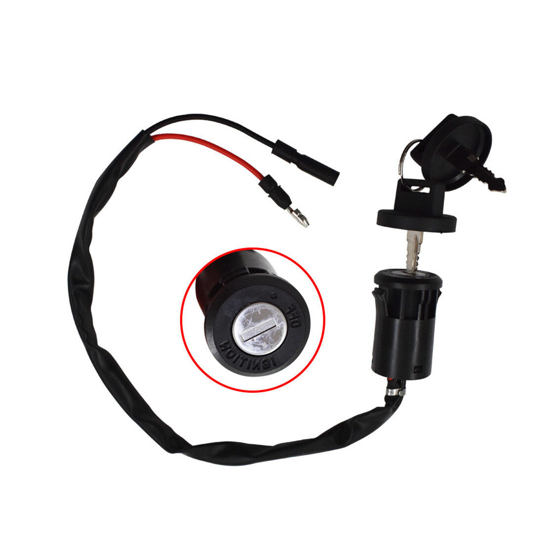 LABLT Motorcycle Ignition Switch w/ Key Lock Replacement for Honda XR50 R XR70R CRF50 CRF70 2000-2013