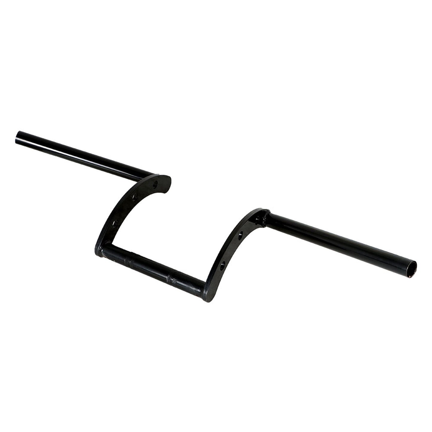 LABLT Motorcycle 7/8 Z-Bar Handlebars Drag Bars Length 660mm Diameter 22mm Hand Bars Universal Replacement for Suzuki Kawasaki Honda Yamaha Touring Dyna Softail Black