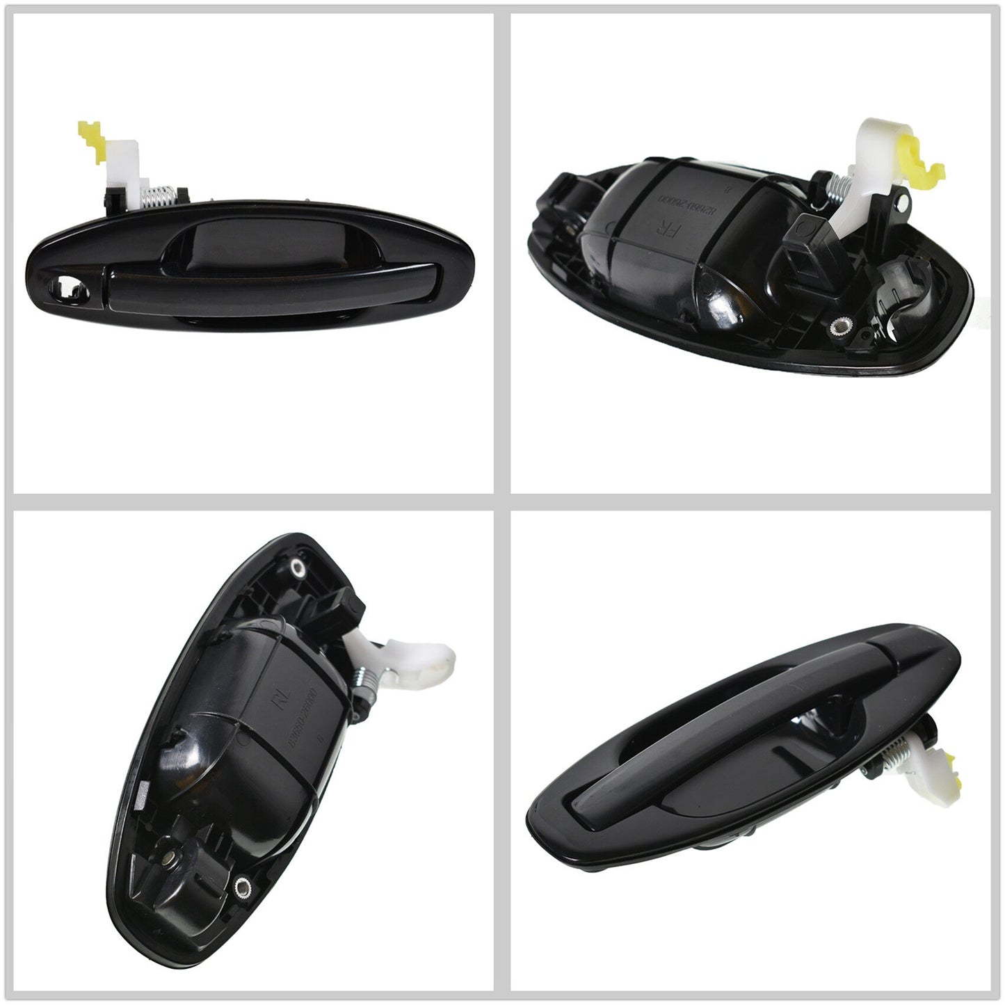 LABLT 4Pcs Front Rear Driver Passenger Side Exterior Door Handle Replacement for Hyundai Santa Fe 2001 2002 2003 2004 2005 2006