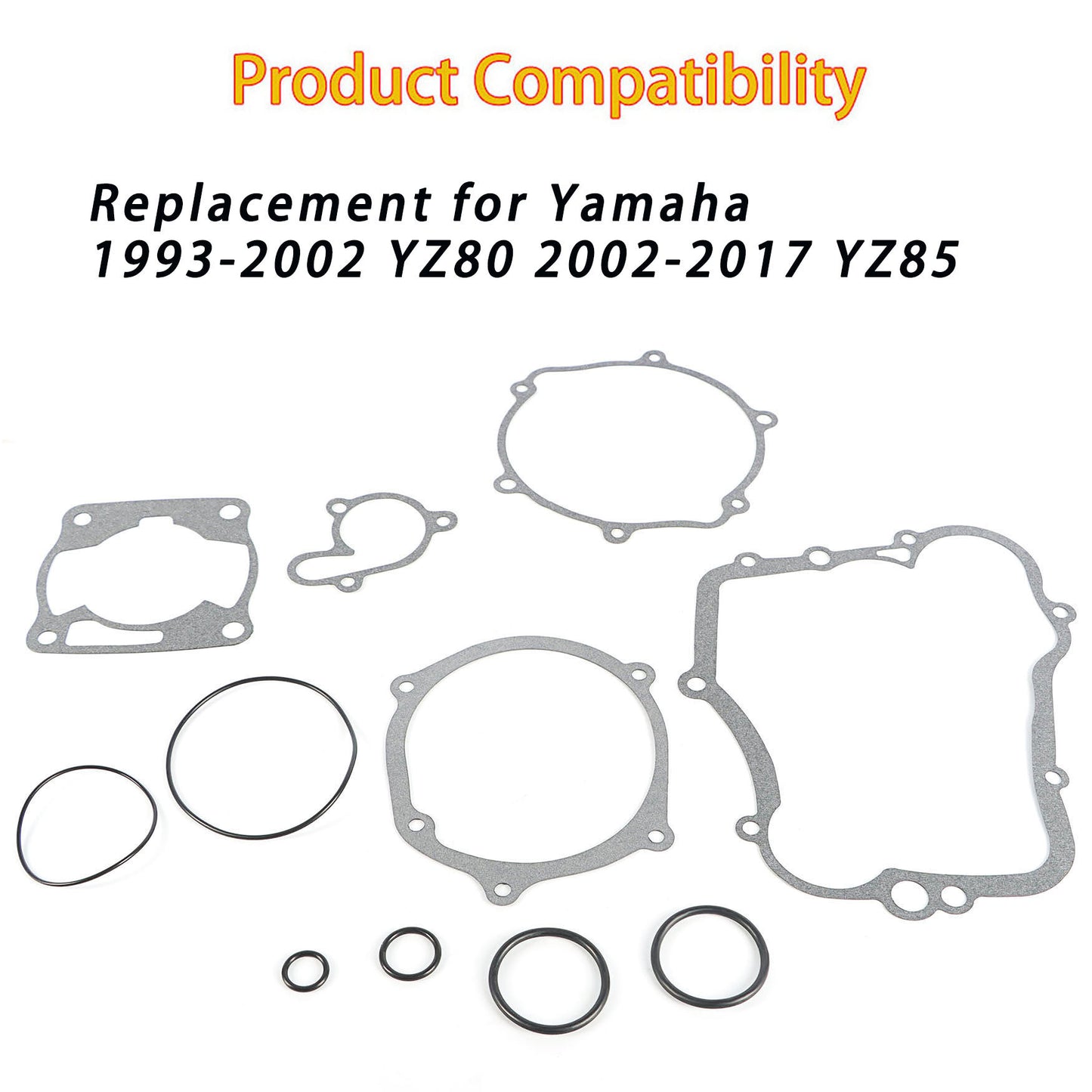 LABLT Engine Gasket Kit Replacement for Yamaha YZ80 1993-2002 YZ85 2002-2017