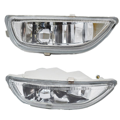 LABLT Pair of Fog Lights Clear Lens Front Driving Lamps for 2001 2002 Toyota Corolla 81220-02030 81210-02040 TO2592105 TO2593105