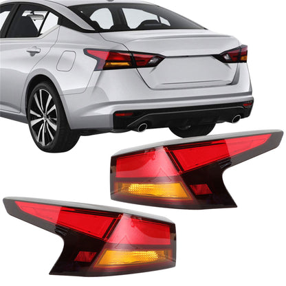 LABLT Tail Light Assembly Brake Signal Stop Lamp Replacement for 2019 2020 Nissan Altima Outer Red Passenger and Driver Side Taillight Assembly