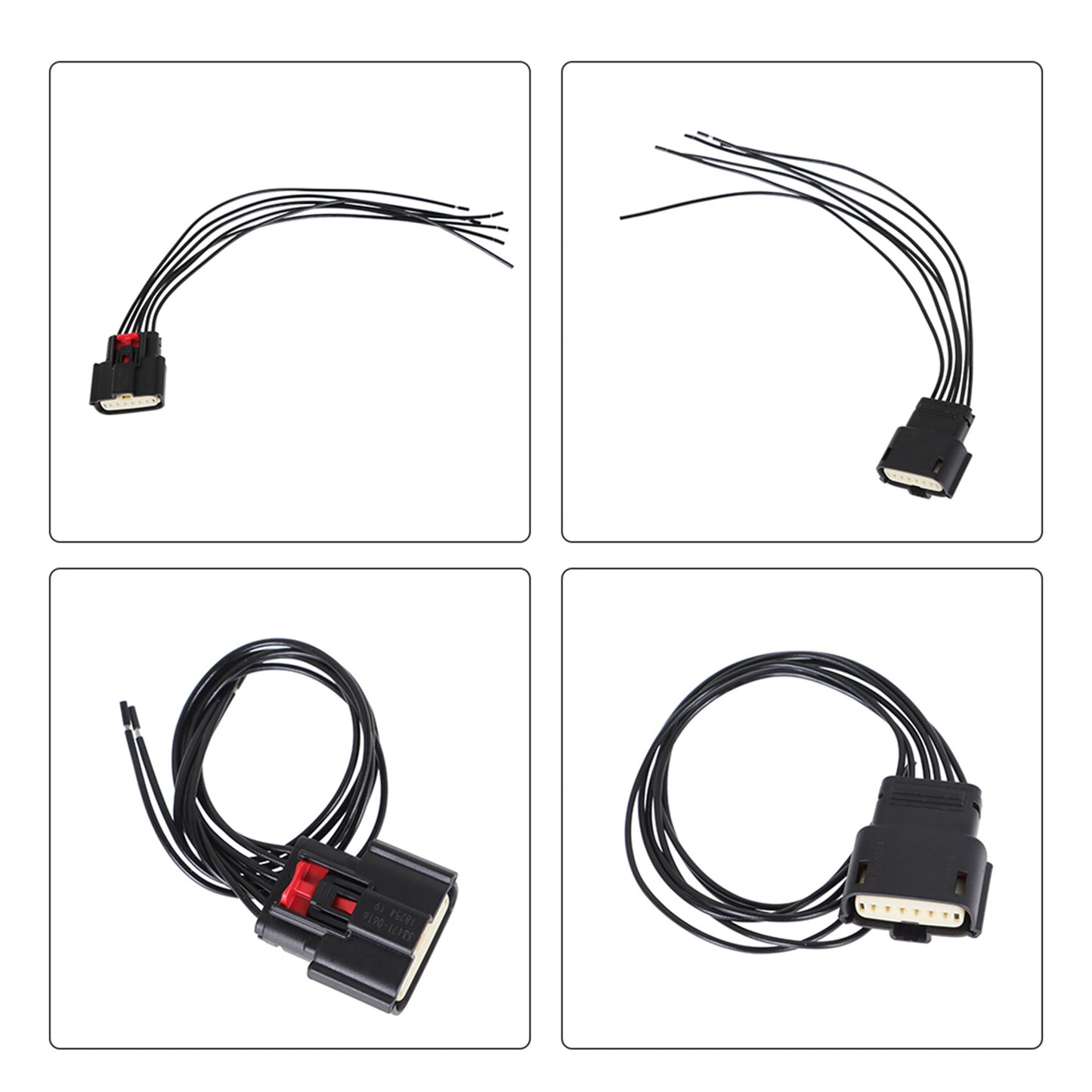 LABLT 6 Pin Throttle Body Control Actuator Plug Motorcycle Connector Plug 72483-08BK Replacement for FLHR FLSTC FLHT Road King Electra Glide Road Glide NM-33471-0601