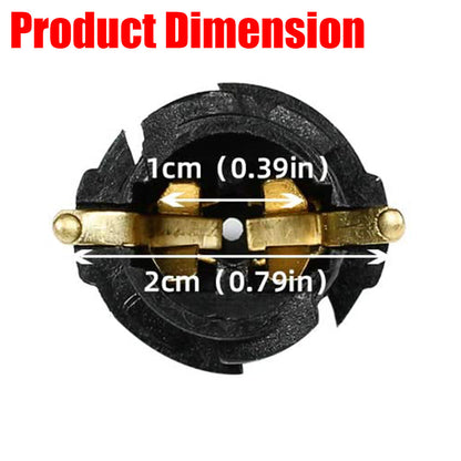 LABLT 10PCS 13mm T10 158 161 194 2821 2823 2825 2827 W5W 912 Wedge 13mm hole 2496279 2973932 Instrument Panel LED Light Base Socket Holder