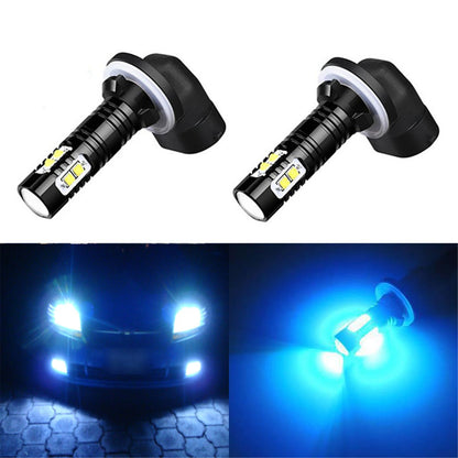 2 PCS 881 889 50W 8000K ICE Blue High Power LED Fog Driving Lights Bulbs