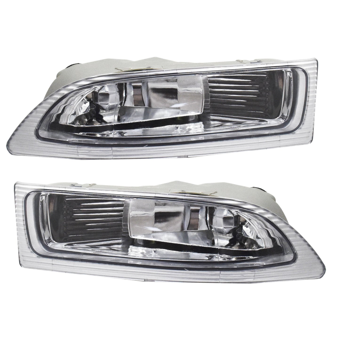 Fog Lights Lamps Assembly Replacement Housing/Lens/Cover - Left & Right (Driver & Passenger) Replacement for 2004-2005 Toyota Sienna TO2593118 TO2592118 81210-AE010 81220-AE010