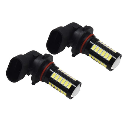 H10 9140 9145 LED Fog Light Bulbs DRL 2800 Lumens 5730 33-SMD Super Bright 6000K Xenon White