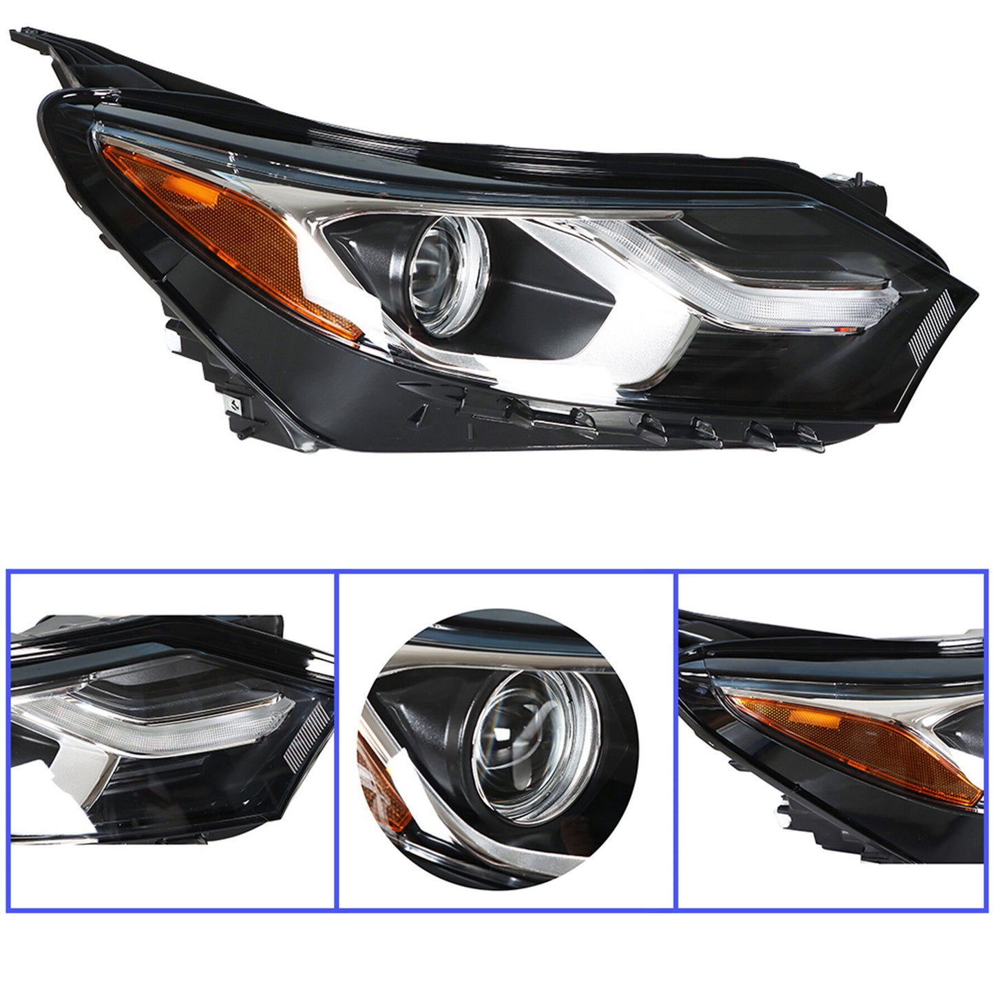 LABLT Headlight Assembly Replacement for 2018 2019 Equinox Passenger Side Halogen Headlamps