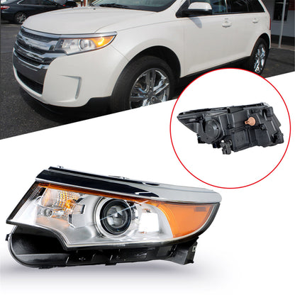 LABLT Headlights Front Head Lamps Replacement for Headlights Front Head Lamps Replacement for 2011-2014 Edge Headlamps Projector Headlights Left Driver Side