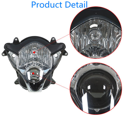 LABLT Motorcycle Front Headlight Motorcycle Headlamp Replacement for Suzuki GSXR 600 2006 2007 GSXR 750 2006 2007