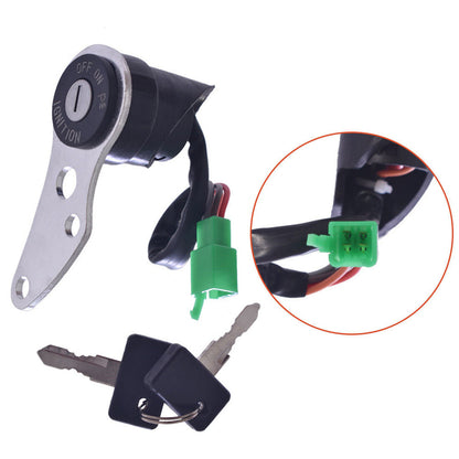 LABLT Motorcycle Ignition Switch Lock w/ Keys Replacement for Suzuki DRZ400 2000-2004 DRZ400S 2000-2019 DRZ400SM 2005-2006 DR-Z400E 2000-2007 37110-29F00