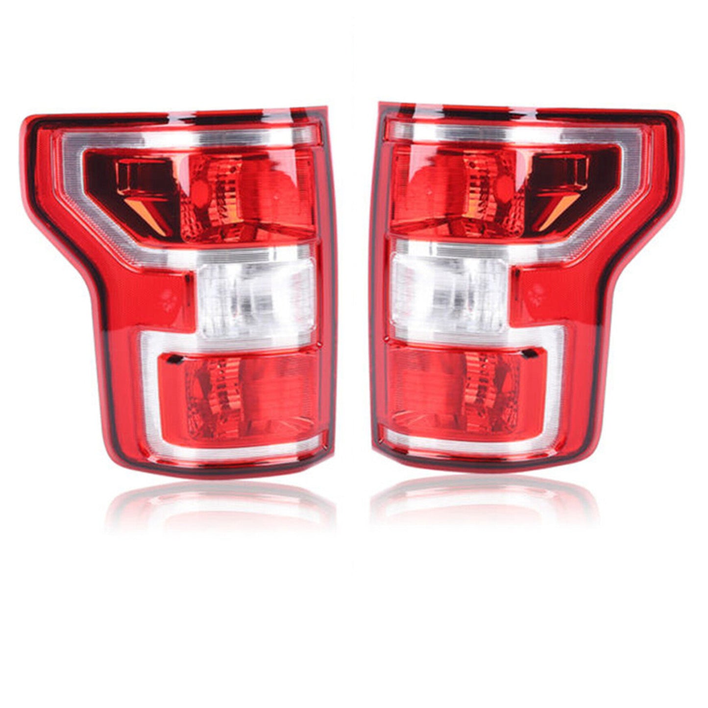 LABLT Tail Lights Rear Reverse Light Assembly Replacement for 2018 2019 2020 F150 JL3Z13404H JL3Z13405H A Pair Car Brake Light