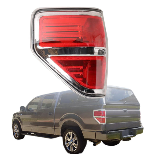 LABLT Real Tail Light Car Assembly Replacement for 2009-2014 F-150 BL3Z13405B FO2818143 Left Driver side Red Tail Lights