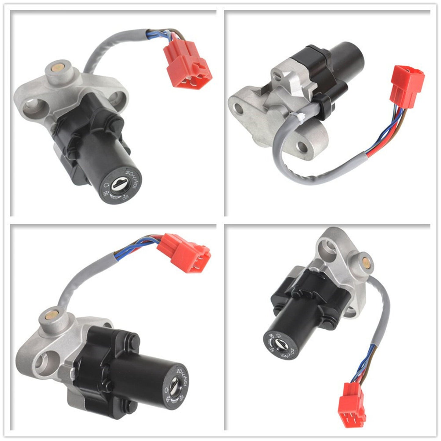 LABLT Motorcycle Ignition Switch Fuel Cap Seat Lock Keys Replacement for Yamaha VSTAR 650 V-Star 1100 XVS 125 250 400/C 650 1100 1998-2017