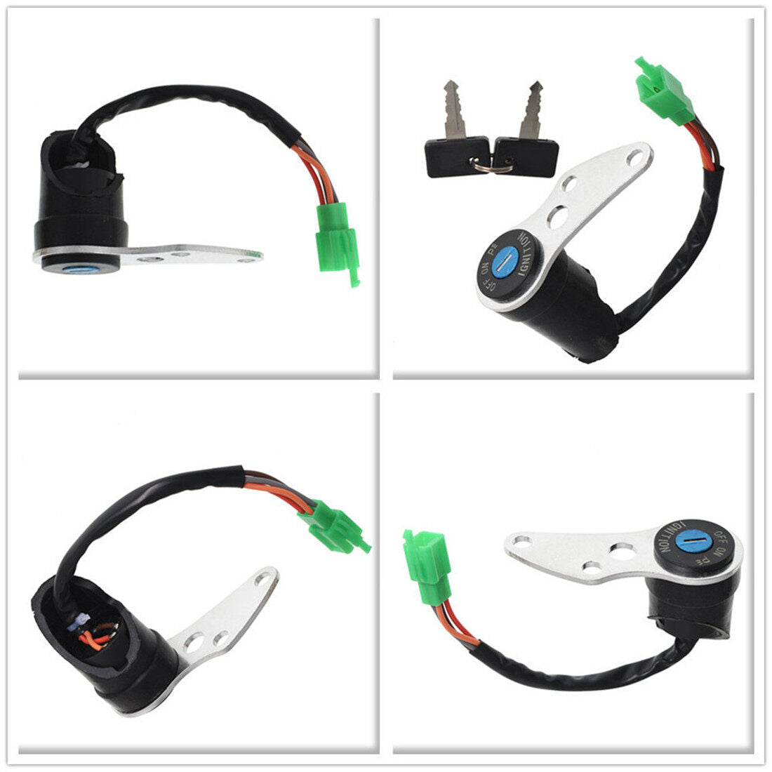 LABLT Motorcycle Ignition Switch w/ Key 37110-29F00 37110-29F20 Replacement for 2000-2004 Suzuki DR-Z400 2000-2007 DR-Z400E DRZ400 DRZ400E