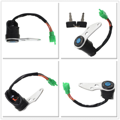 LABLT Motorcycle Ignition Switch w/ Key 37110-29F00 37110-29F20 Replacement for 2000-2004 Suzuki DR-Z400 2000-2007 DR-Z400E DRZ400 DRZ400E