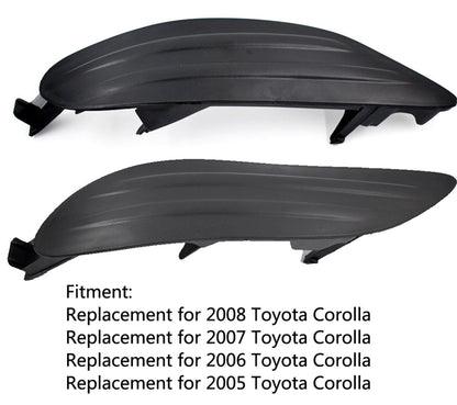 Fog Light Lamp Lens Grilles Covers Replacement Replacement for Toyota Corolla 52128-02200 52127-02170