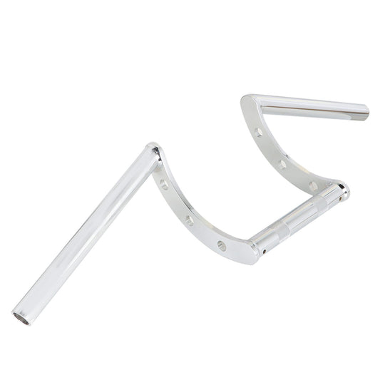 LABLT Motorcycle 1 Z-Bar Handlebars Drag Bars Length 660mm Diameter 25mm Hand Bars Universal Replacement for Suzuki Kawasaki Honda Yamaha Touring Dyna Softail Chrome
